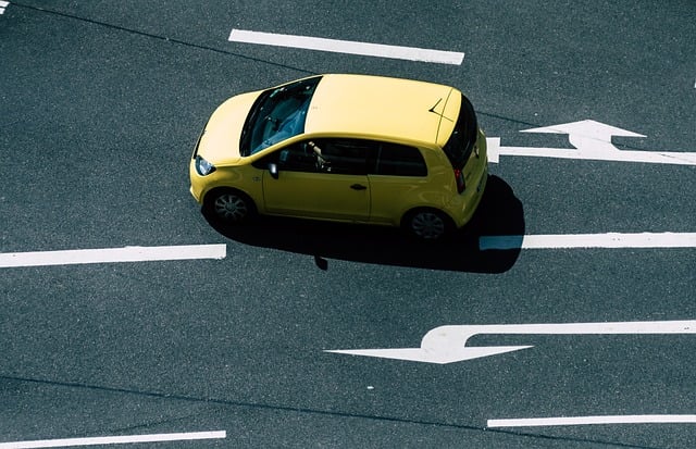 auto na silnici